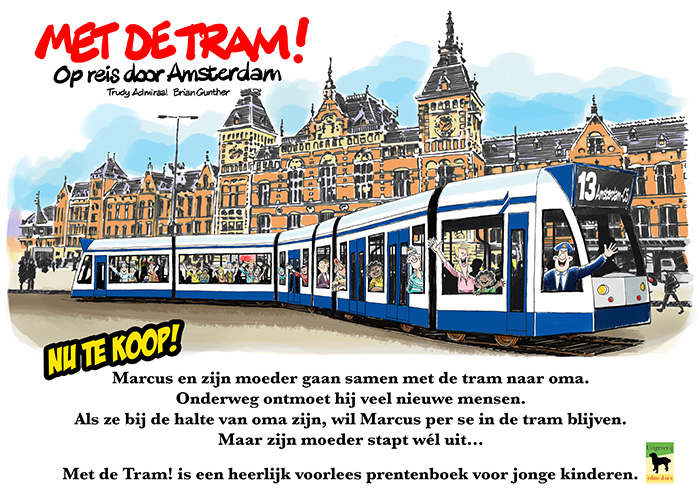 Met de Tram! Op reis door Amsterdam boek